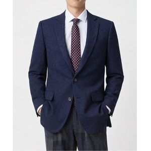 J Crew Thompson Wool Blend Button Blazer Jacket